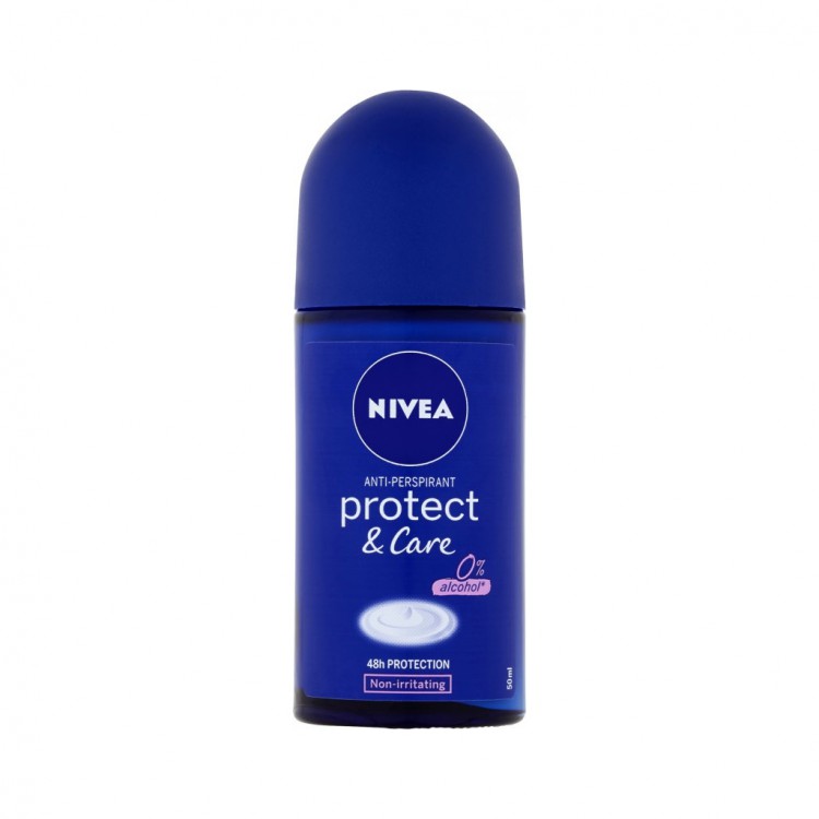 Nivea Roll on 50ml Protect Care women | Kosmetické a dentální výrobky - Dámská kosmetika - Deodoranty - Tuhé deo, roll-on Nivea Roll on 50ml Protect Care women | Kosmetické a dentální výrobky - Dámská kosmetika - Deodoranty - Tuhé deo, roll-on